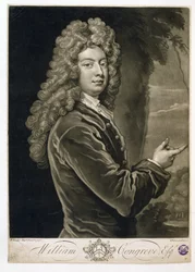 William Congreve, engraved by John Faber, 1733